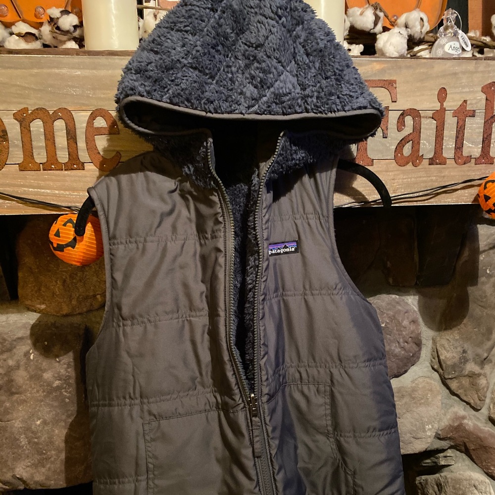 Like New...Patagonia Hooded Reversible Vest